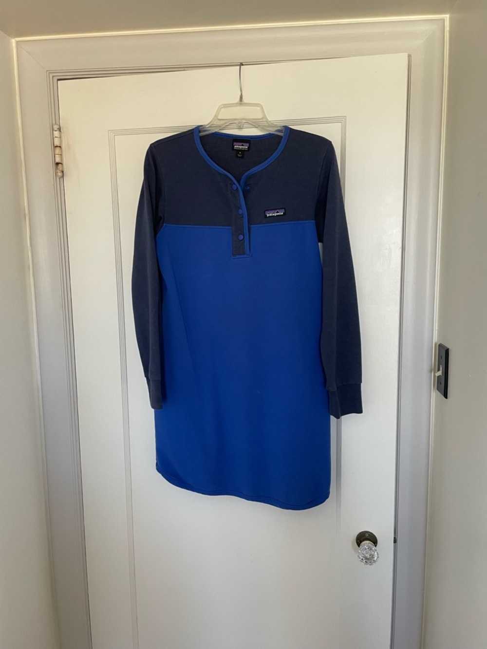 Patagonia Blue Ahnya Henley Dress - Picture 2 of 5